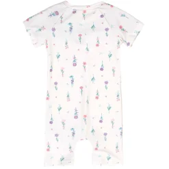 Swimsuits>Nano Flowers Uv Swimsuit 2-4 Ivory