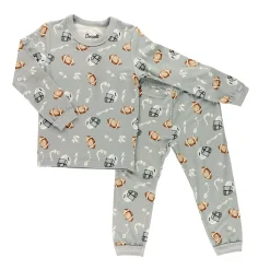 Pajamas & Bathrobes>Coccoli Football Pajamas 2-10y