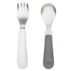 Breastfeeding|Tableware>Oxo Tot Fork & Spoon Set - Grey