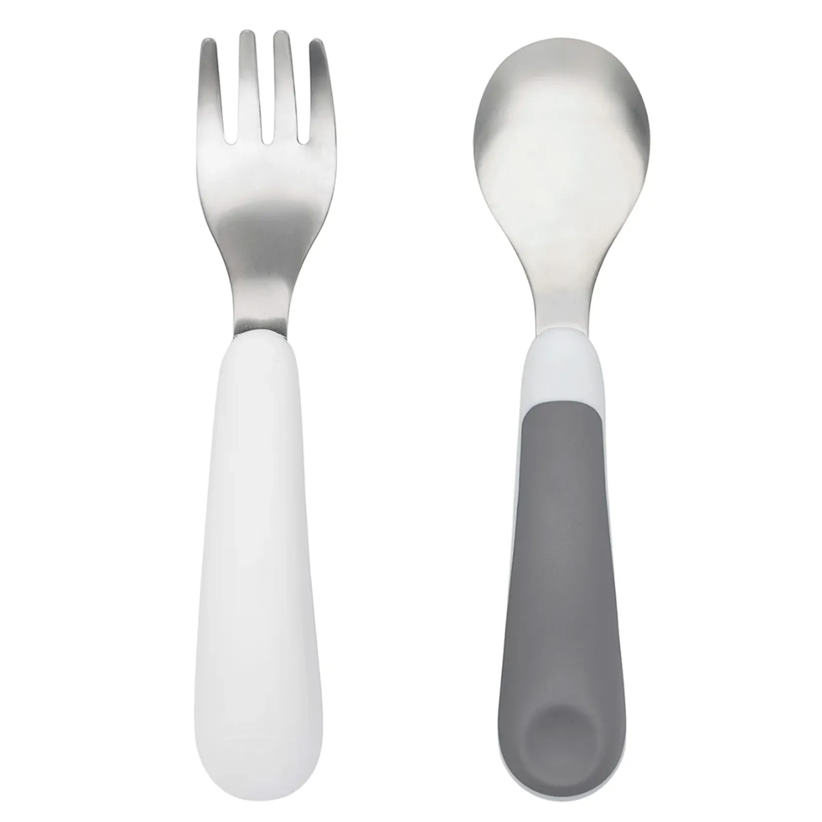 Breastfeeding|Tableware>Oxo Tot Fork & Spoon Set - Grey