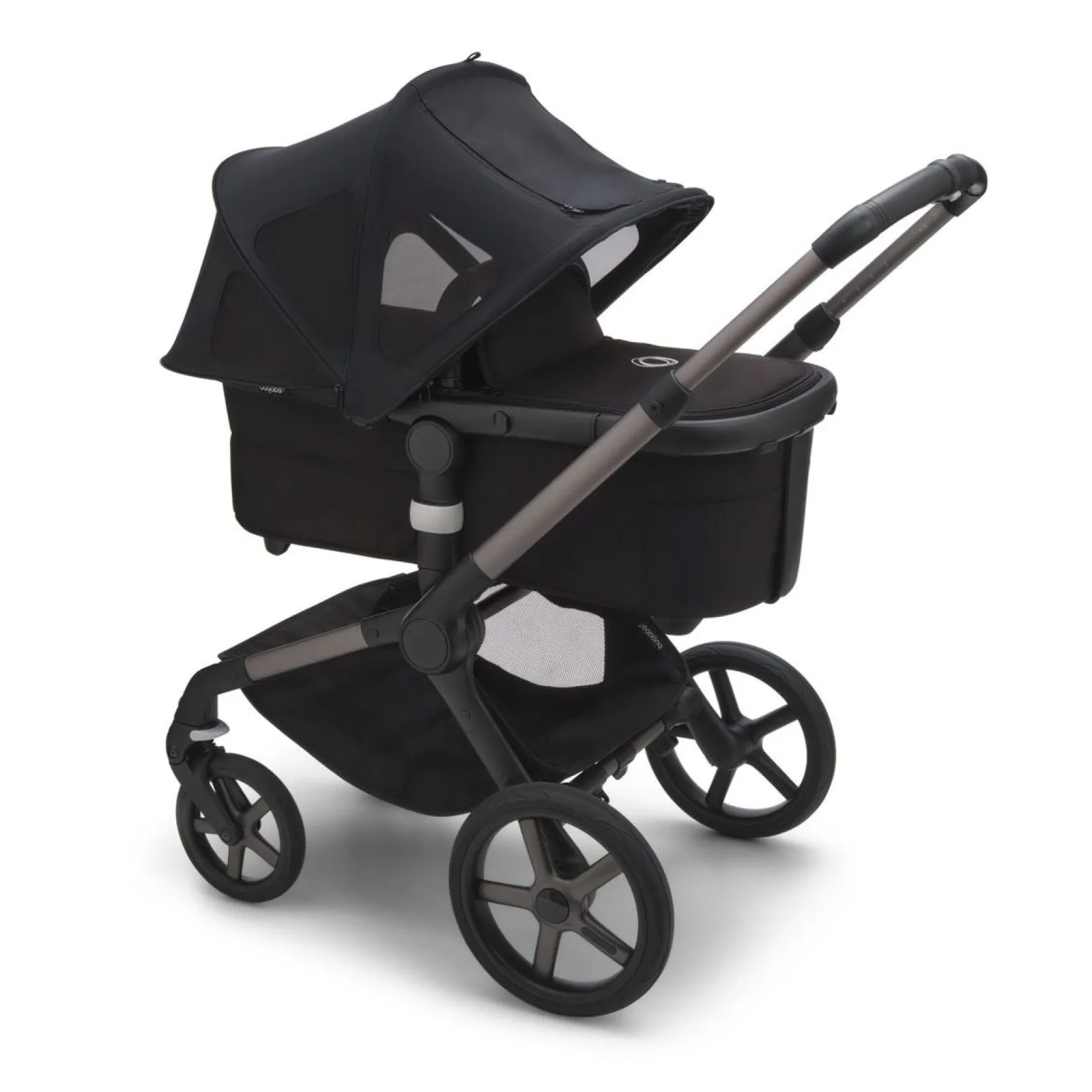 Strollers & Trailers|Outdoors & Travel>Bugaboo Fox/Kangaroo Breezy Sun Canopy - Midnight Black