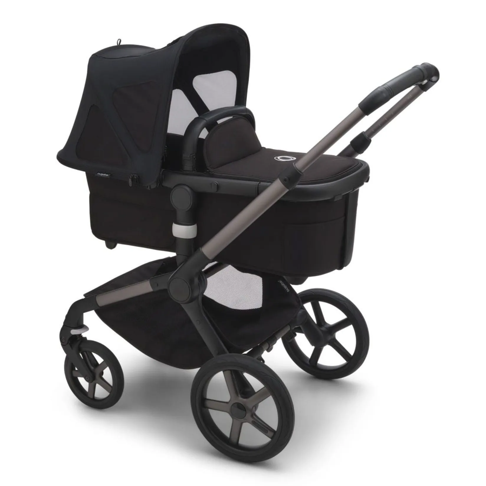 Strollers & Trailers|Outdoors & Travel>Bugaboo Fox/Kangaroo Breezy Sun Canopy - Midnight Black