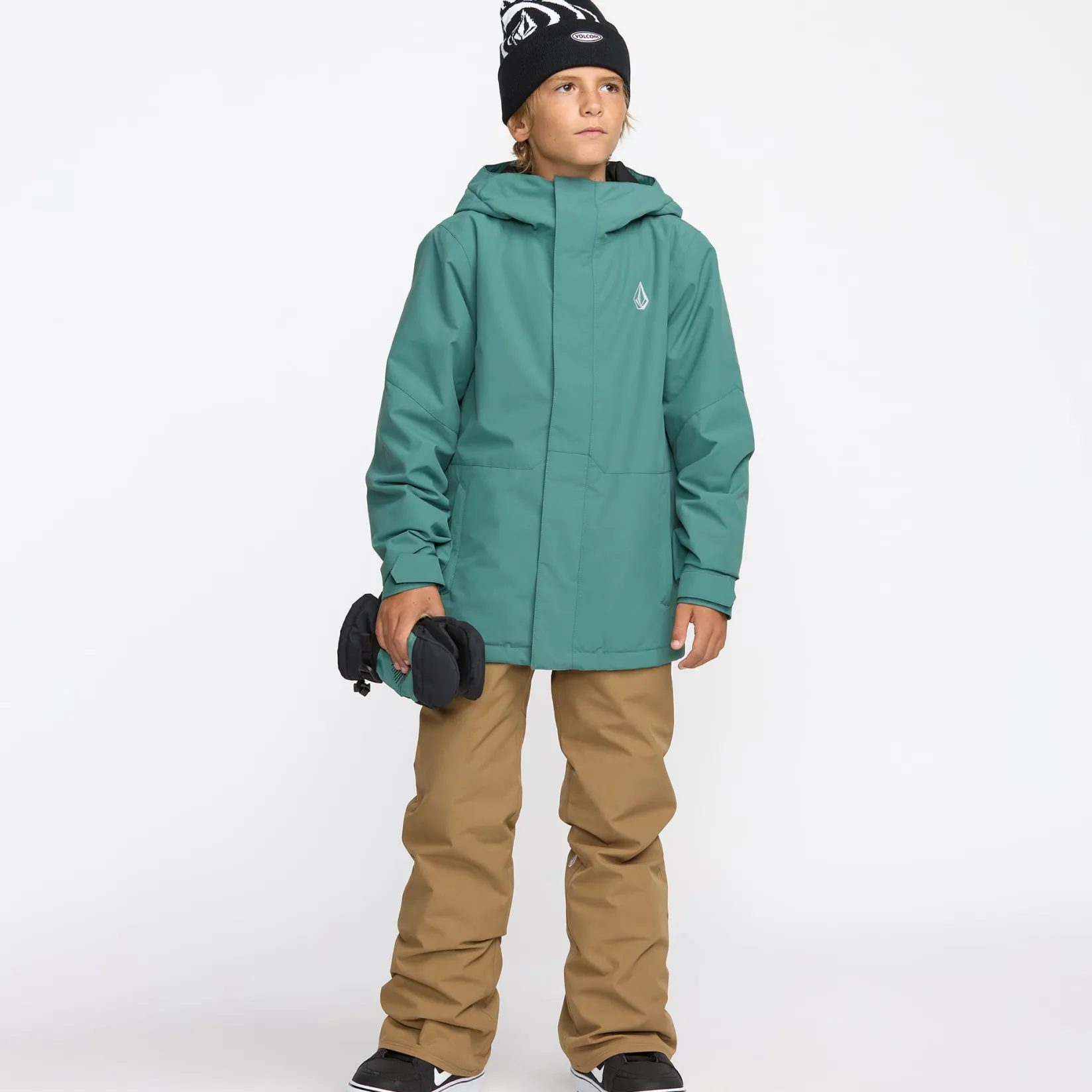 Outerwear|Snowsuits>Volcom Freakin Chino Insulated Pants 8-16y Taupe