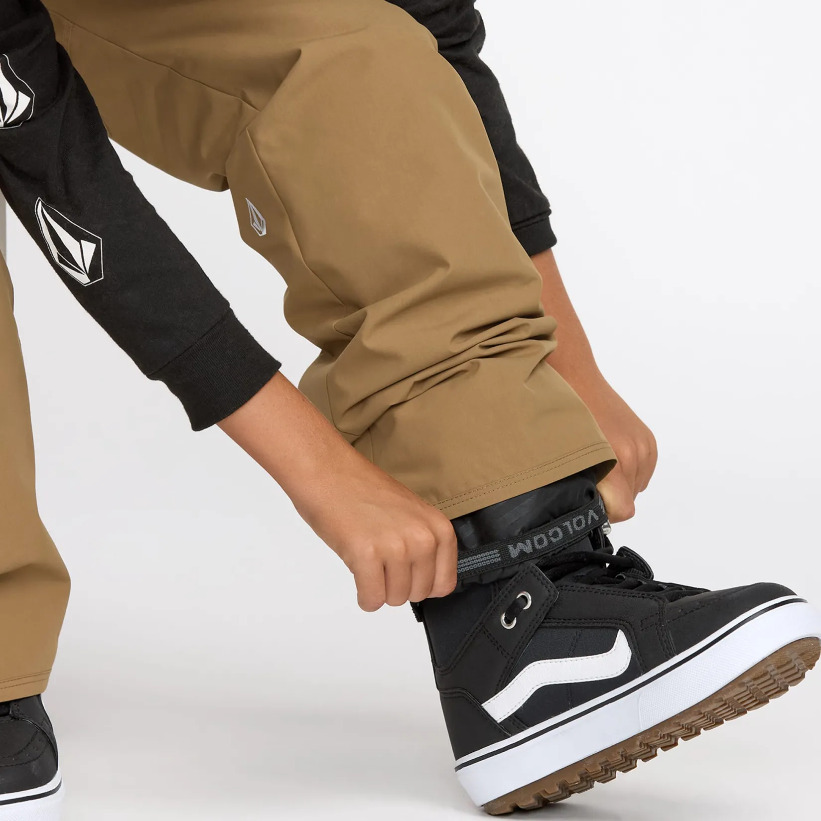 Outerwear|Snowsuits>Volcom Freakin Chino Insulated Pants 8-16y Taupe