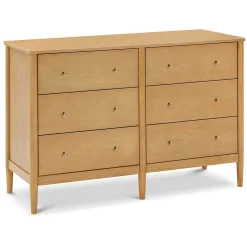 Storage Furniture>DaVinci Frem 6-Drawer Dresser - Honey