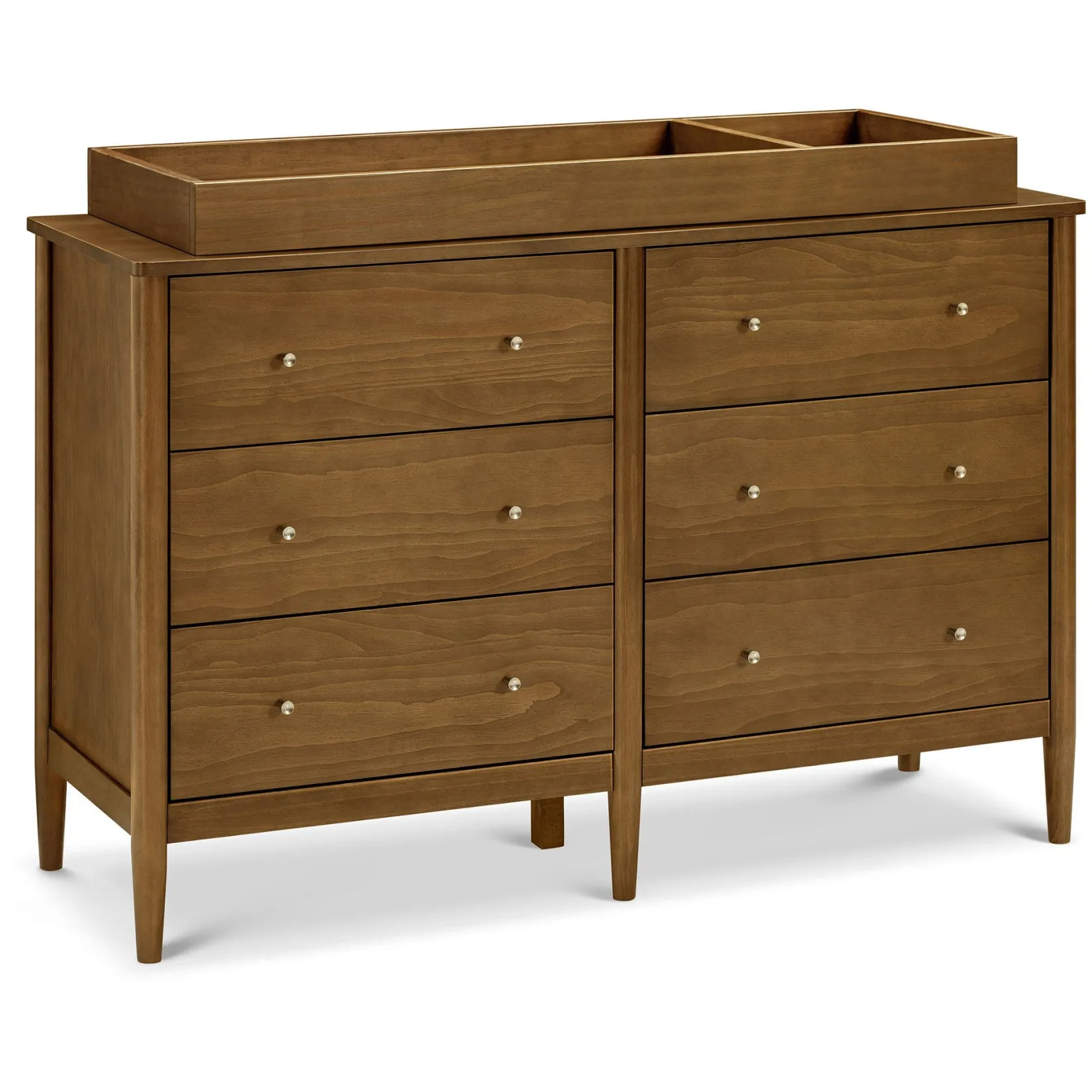 Storage Furniture>DaVinci Frem 6-Drawer Dresser - Walnut