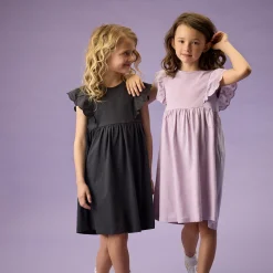 Hot Frill Jersey Dress 2-14 Kids Dresses & Rompers