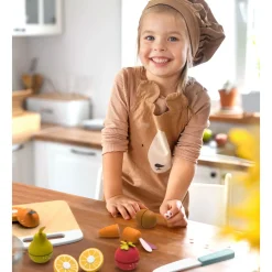 Sale Fruits & Vegetables Cutting Playset Kids Pretend Play & Imitation|Wooden Toys