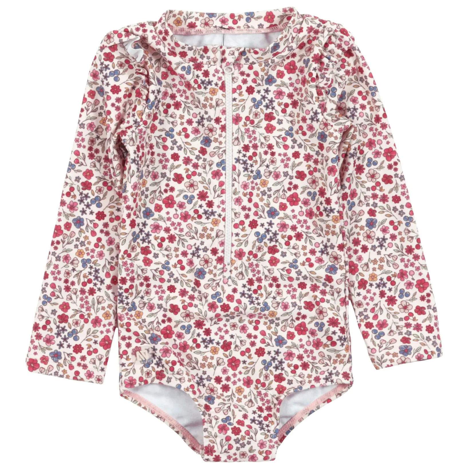 Swimsuits>Nano Fruits Uv Ls Swimsuit 2-10 Ivory