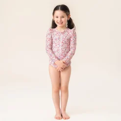 Swimsuits>Nano Fruits Uv Ls Swimsuit 2-10 Ivory