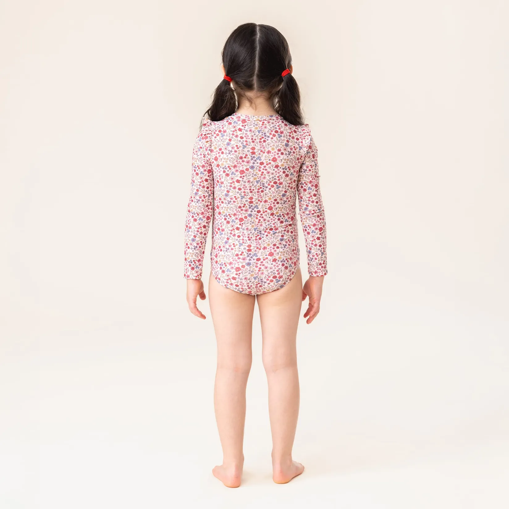 Swimsuits>Nano Fruits Uv Ls Swimsuit 2-10 Ivory