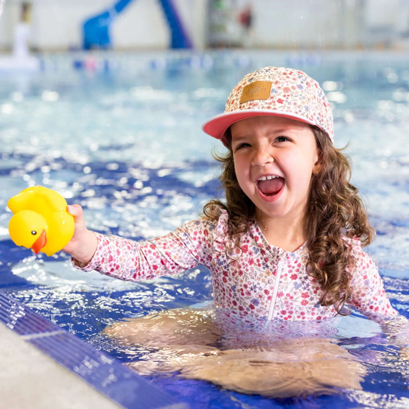 Swimsuits>Nano Fruits Uv Ls Swimsuit 2-10 Ivory