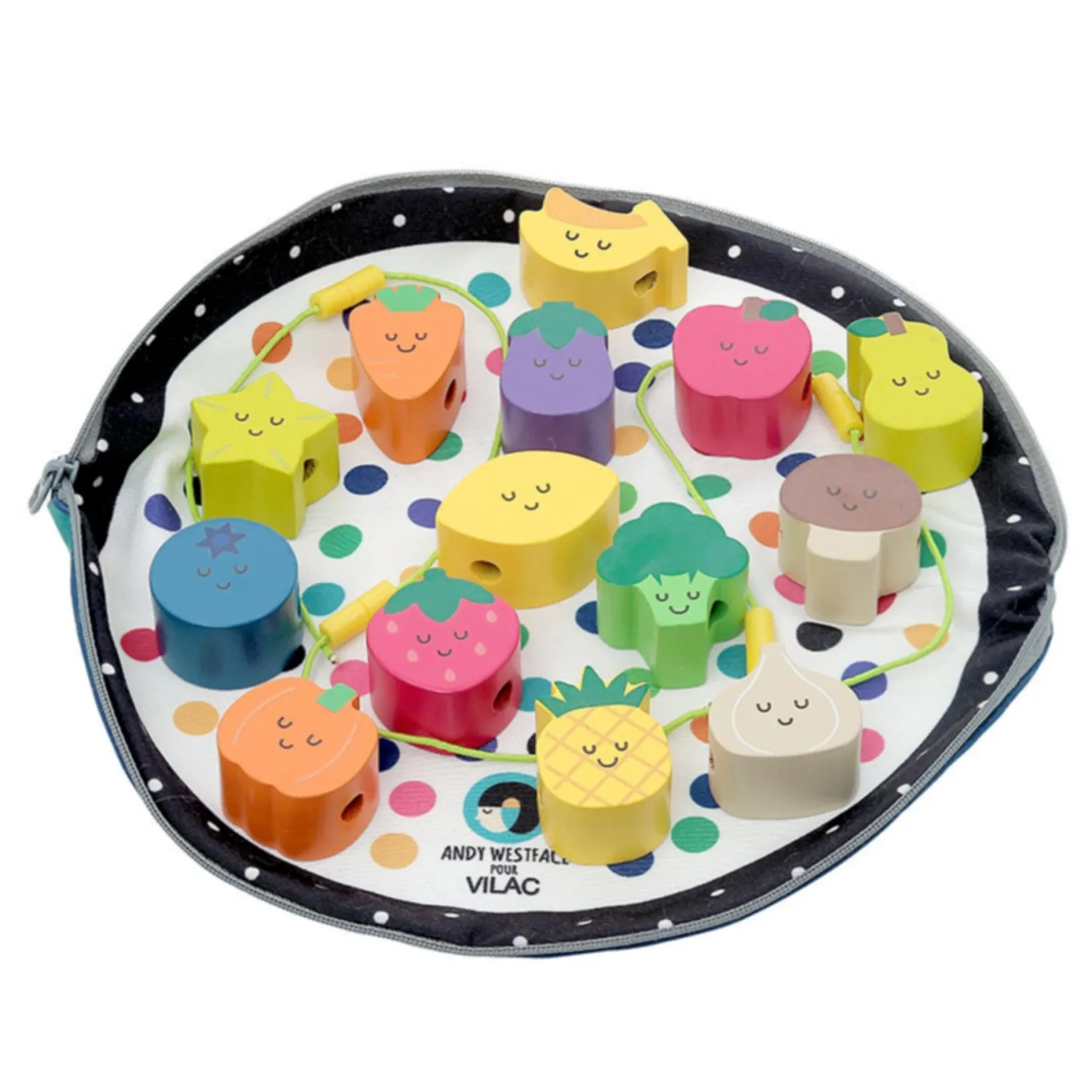 Fruits Wooden Beads Developmental Toys