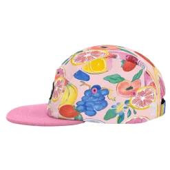 Hats & Caps>Headster Kids Fruity Jam 5 Panel Cap 2-16y Pink