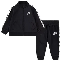 Outfit Sets>Nike Full Zip Logo Set 12-18m Black