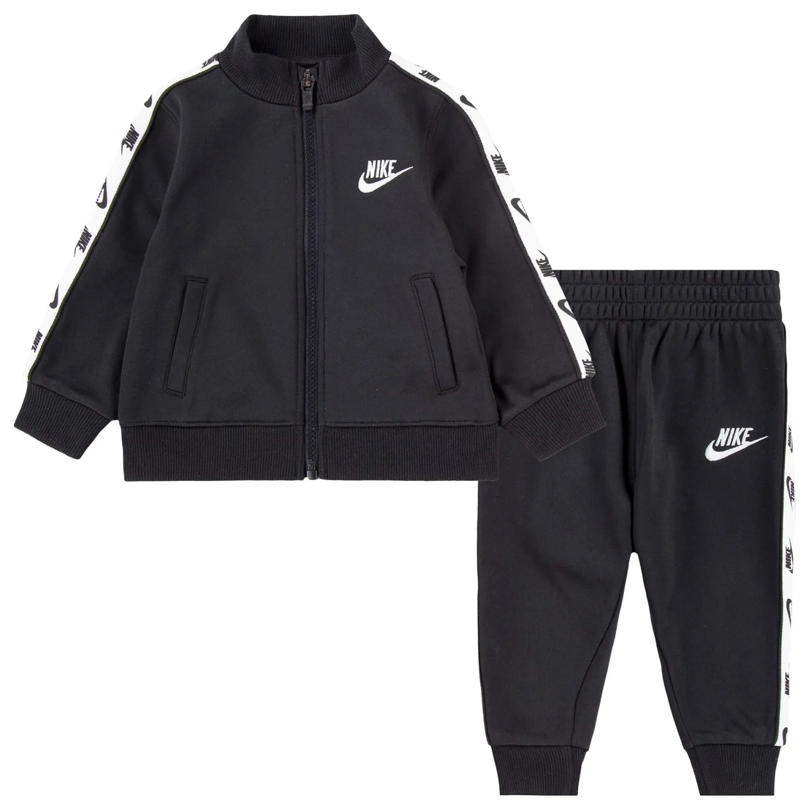 Sportswear|Outfit Sets>Nike Full Zip Logo Set 2-7y Black