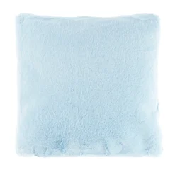 Cushions>NOSTALGIA Fur Cushion - Blue