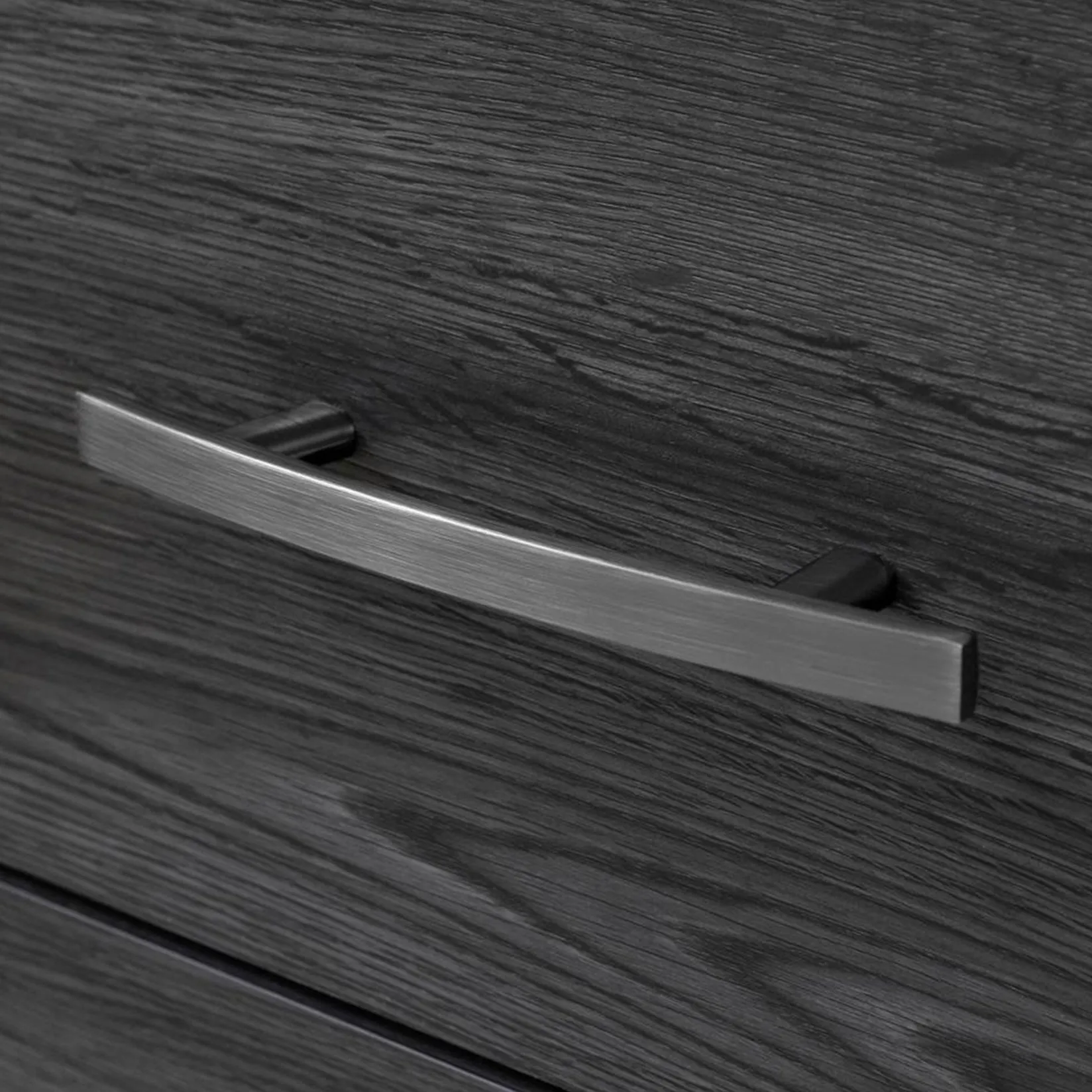 New Fusion TV Stand with Drawers for TVs up to 60" - Gray Oak Desk