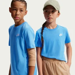 Sportswear|Tops>Nike Futura Tee 8-16y Bleu