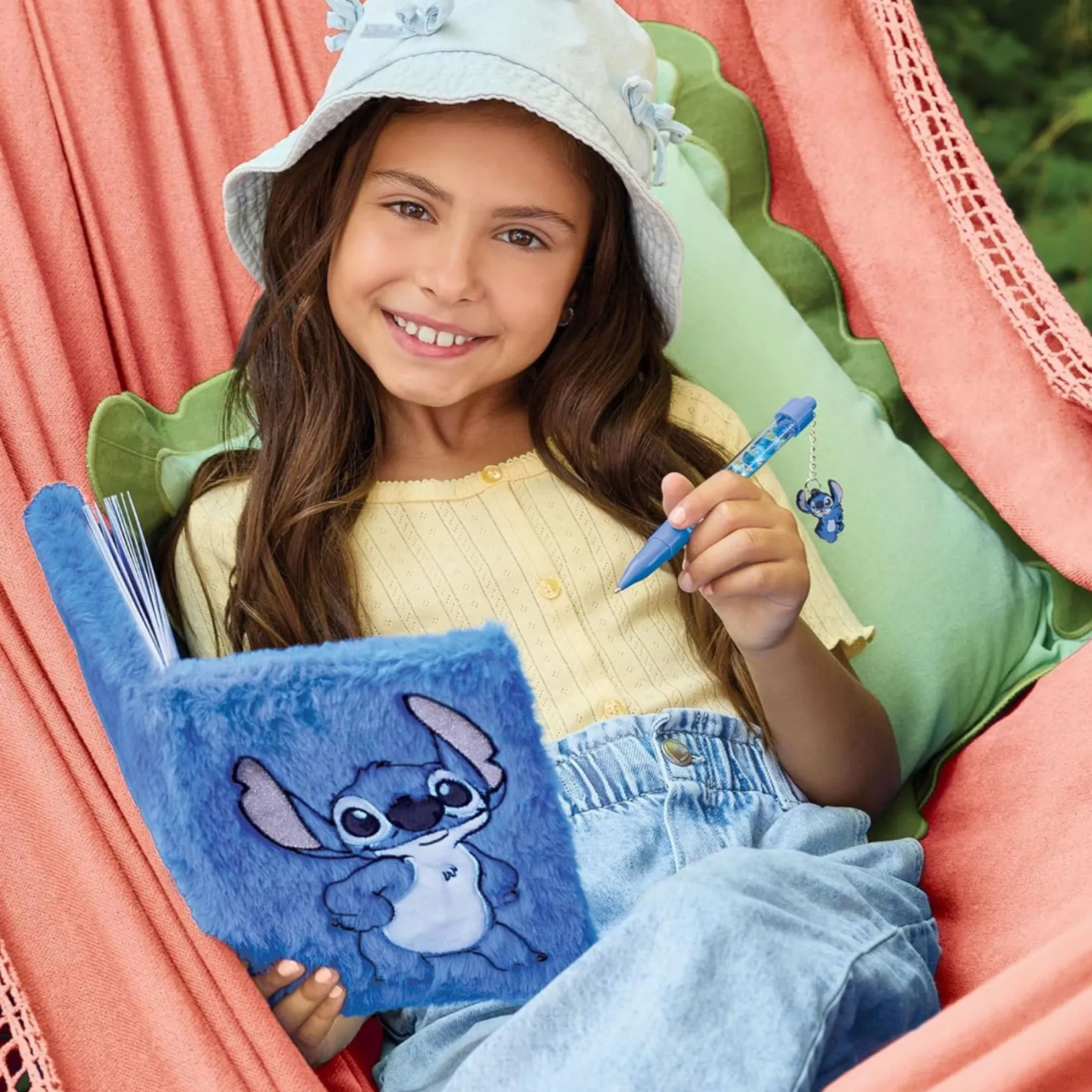 Hot Fuzzy Journal and Pen - Stitch Kids Diy & Activities