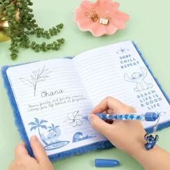 Hot Fuzzy Journal and Pen - Stitch Kids Diy & Activities