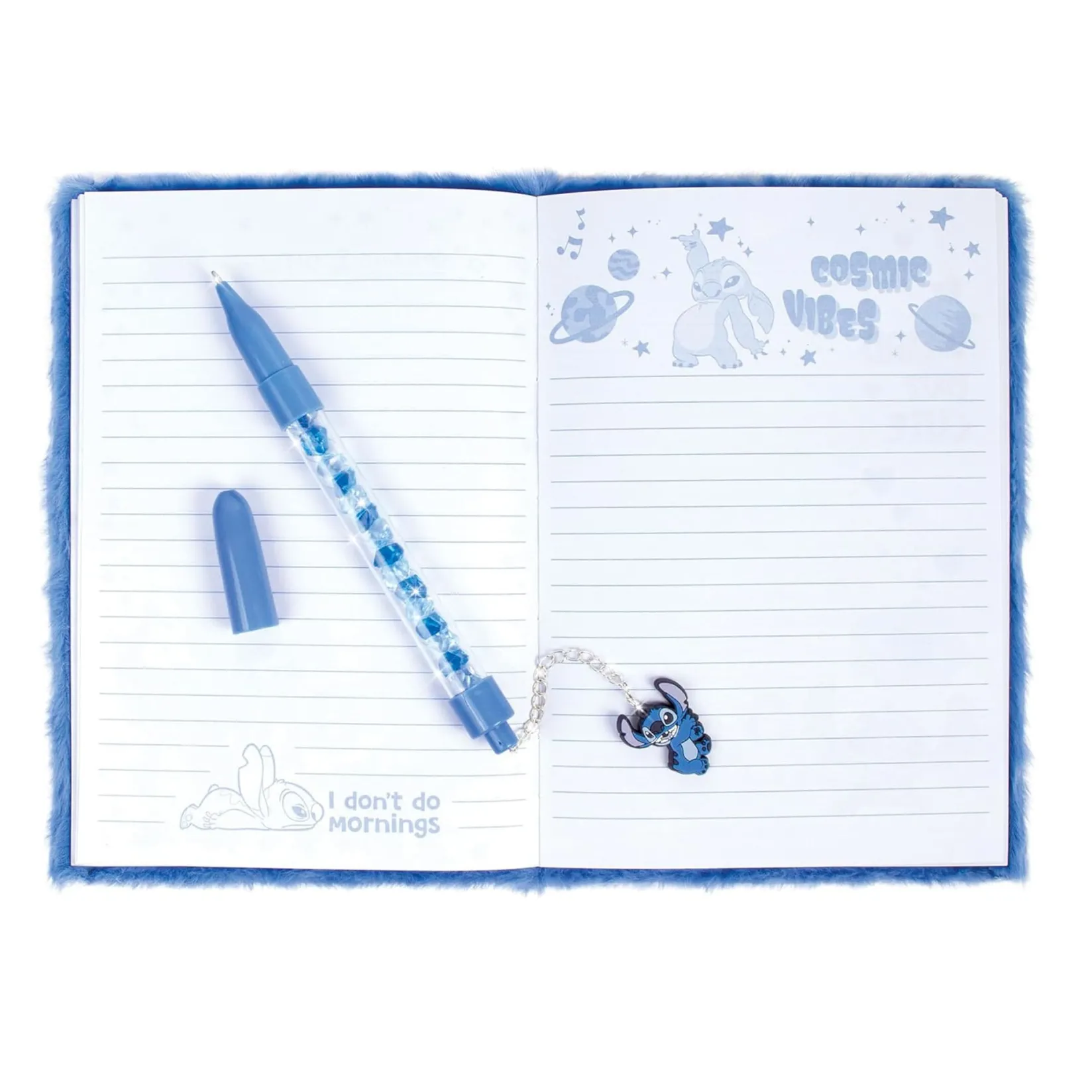 Hot Fuzzy Journal and Pen - Stitch Kids Diy & Activities