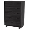 Fynn 5-Drawer Chest - Gray Oak Storage Furniture