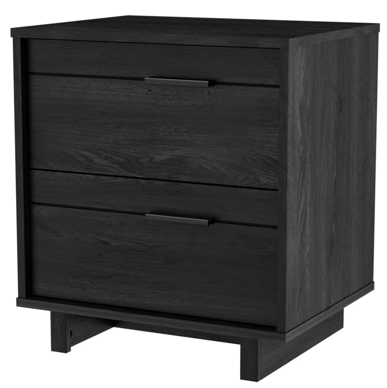 New Fynn 2-Drawer Nightstand - Gray Oak Nightstands