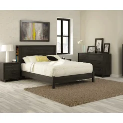 New Fynn 2-Drawer Nightstand - Gray Oak Nightstands