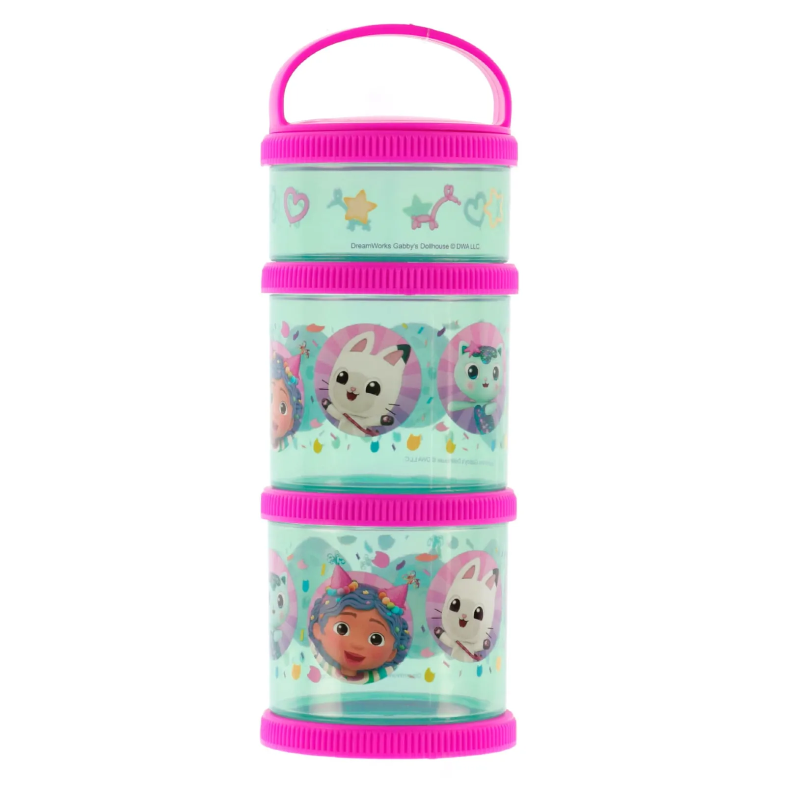 Breastfeeding|Snack Bags & Containers>Danawares Gabby's 3pcs Snack Containers