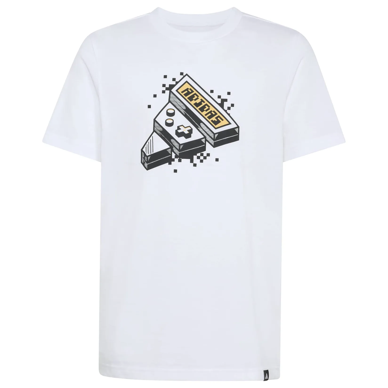 Sportswear|Tops>Adidas Gaming Graphic Tee 8-16y White