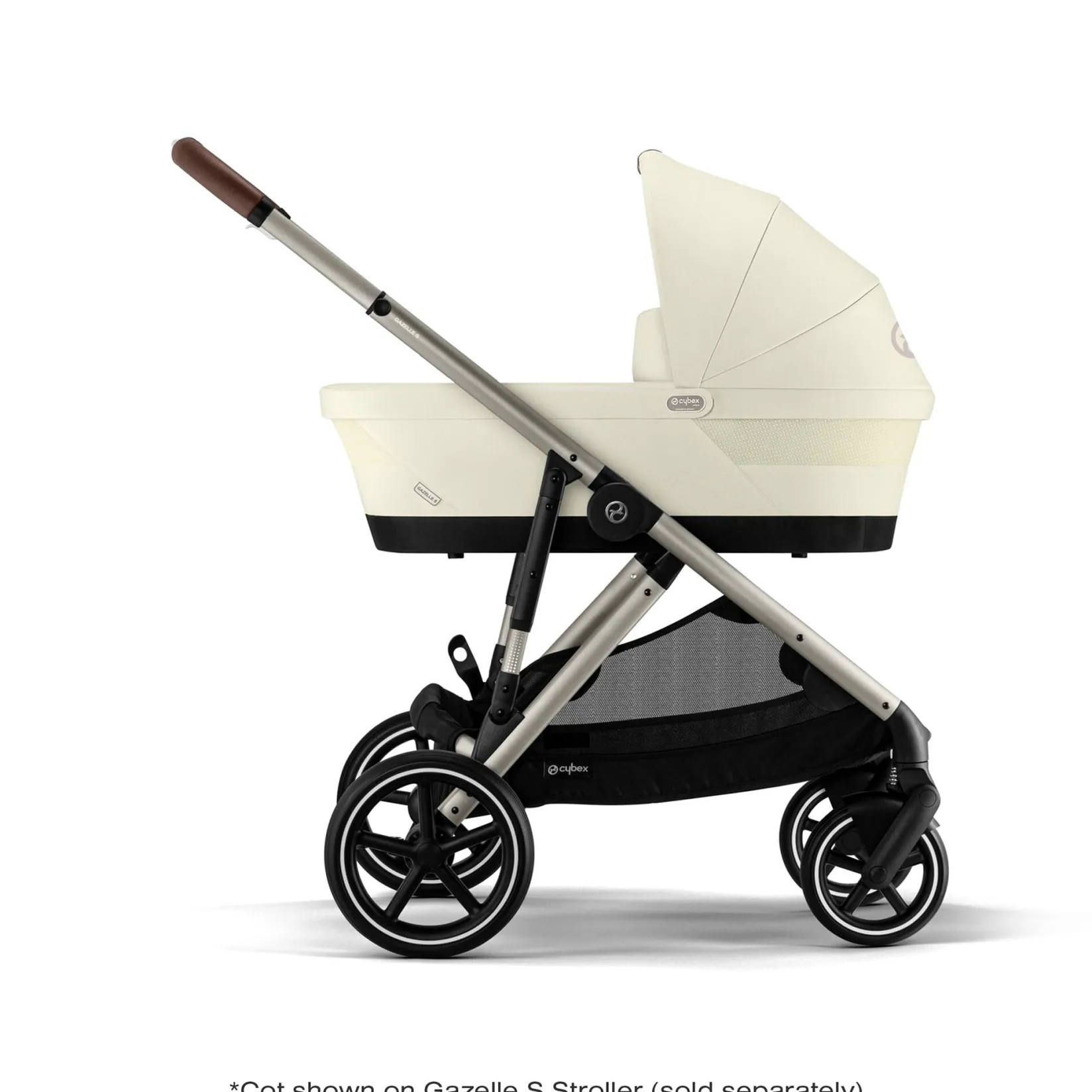 Strollers|Strollers & Trailers>Cybex Gazelle S Cot - Seashell Beige