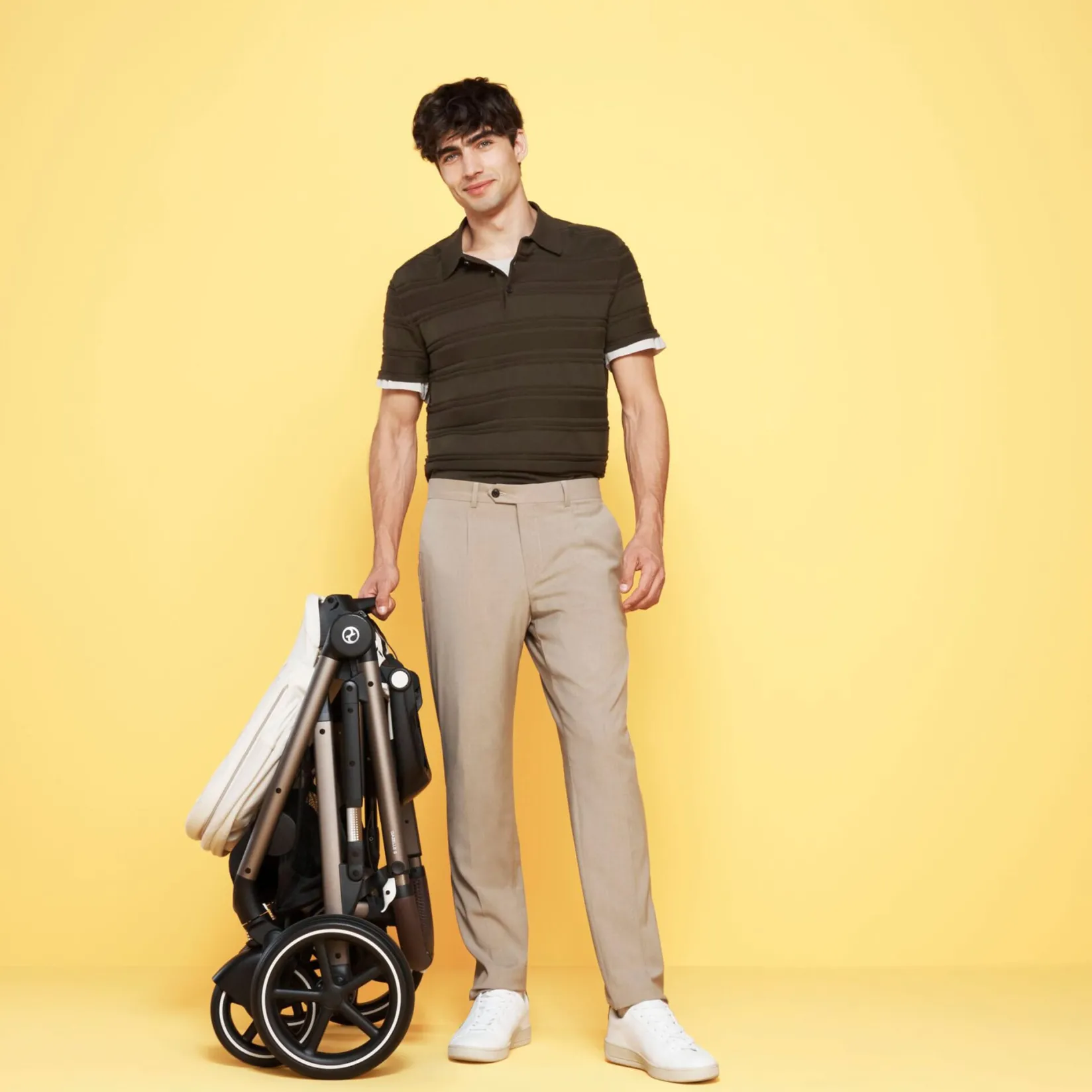 Clearance Gazelle S Stroller - Silver Frame with Moon Black Seat Kids Strollers|Strollers & Trailers