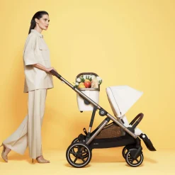 Clearance Gazelle S Stroller - Silver Frame with Moon Black Seat Kids Strollers|Strollers & Trailers