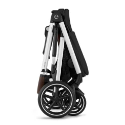 Clearance Gazelle S Stroller - Silver Frame with Moon Black Seat Kids Strollers|Strollers & Trailers