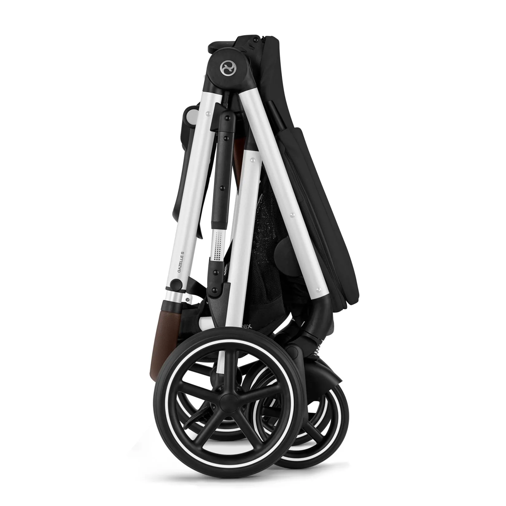 Clearance Gazelle S Stroller - Silver Frame with Moon Black Seat Kids Strollers|Strollers & Trailers