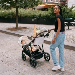 Strollers|Strollers & Trailers>Cybex Gazelle S Stroller - Taupe Frame with Seashell Beige Seat