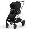 New Gazelle S Stroller - Taupe Frame with Moon Black Seat Kids Strollers|Strollers & Trailers