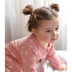 Pajamas|Pyjamas>Origami Geese Modal Pajamas 0-30m Pink