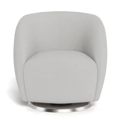 Gliders & Rocking Chairs|Gliders & Rocking Chairs>Monte Gem Rocking and Swivel Glider - Fog Grey / Steel