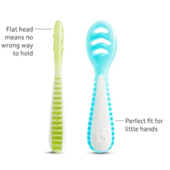 Best Gentle Dip™ Multistage First Spoons - Blue Kids Breastfeeding|Tableware
