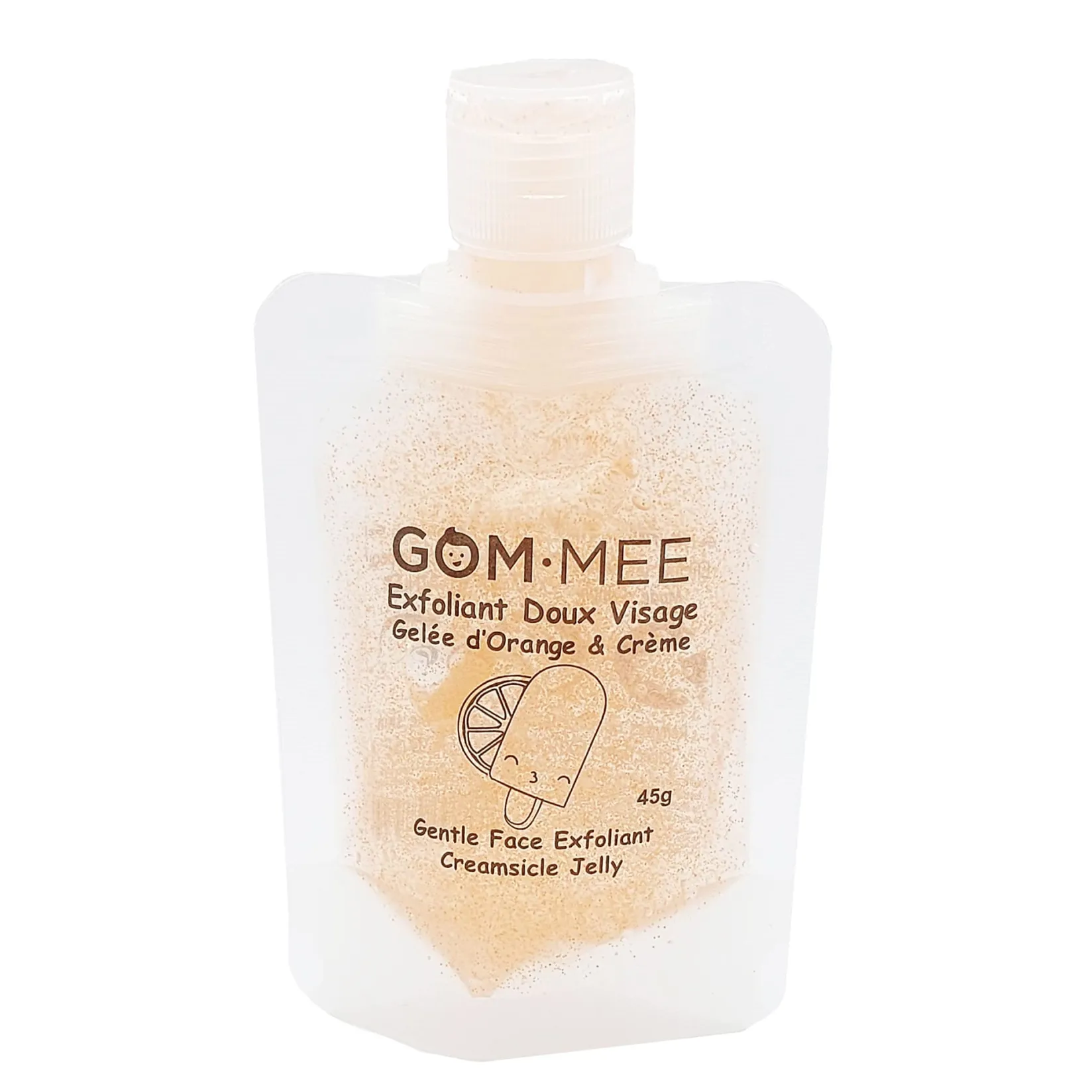 New Gentle Facial Exfoliator Orange Jelly & Cream 45G Kids Body & Hair Care|Body & Hair Care