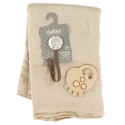 Gift Set - Beige eucalyptus Pacifiers & Clips|Pacifiers & Clips