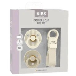 Pacifiers & Clips|Pacifiers & Clips>Bibs Gift Set Latex - Size 1 Ivory