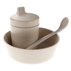 Tableware|Plates & Placemats>Cink GiftBox Baby Bamboo Set -Fog