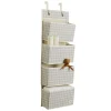 Storage>3 Sprouts Gingham Beige Door Organizer