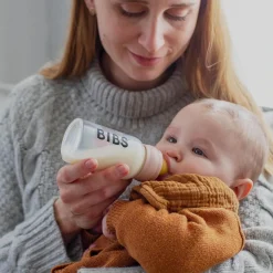 Breastfeeding|Bottles & Nipples>Bibs Glass Bottle Complete Set 110ml - Blush