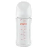 Breastfeeding|Bottles & Nipples>Pigeon Glass Bottle 8oz With M Nipple