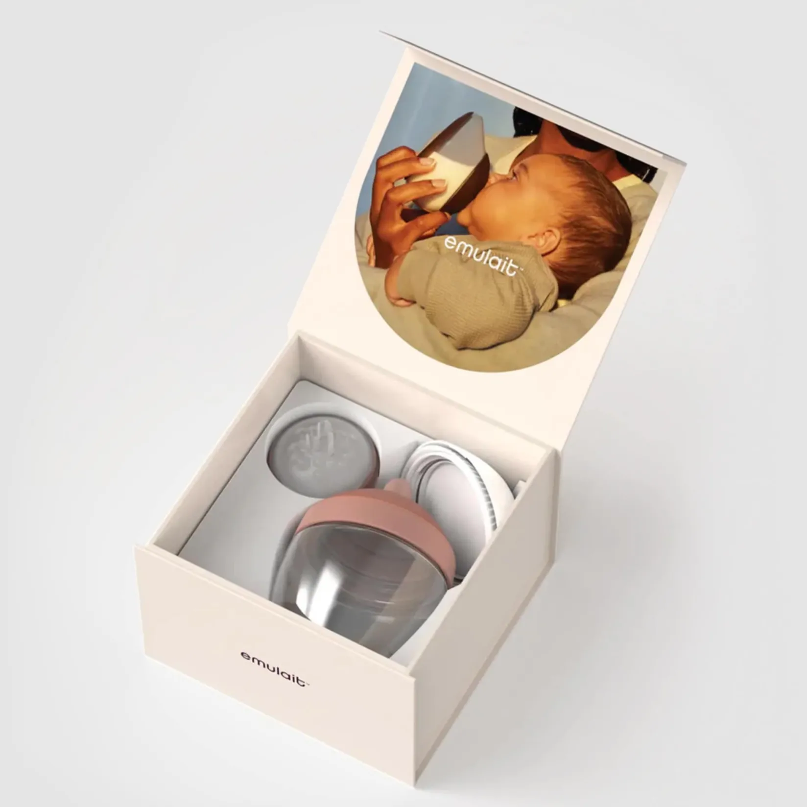 Breastfeeding|Bottles & Nipples>Emulait Glass Classic Bottle - Shape4 / Color Medium