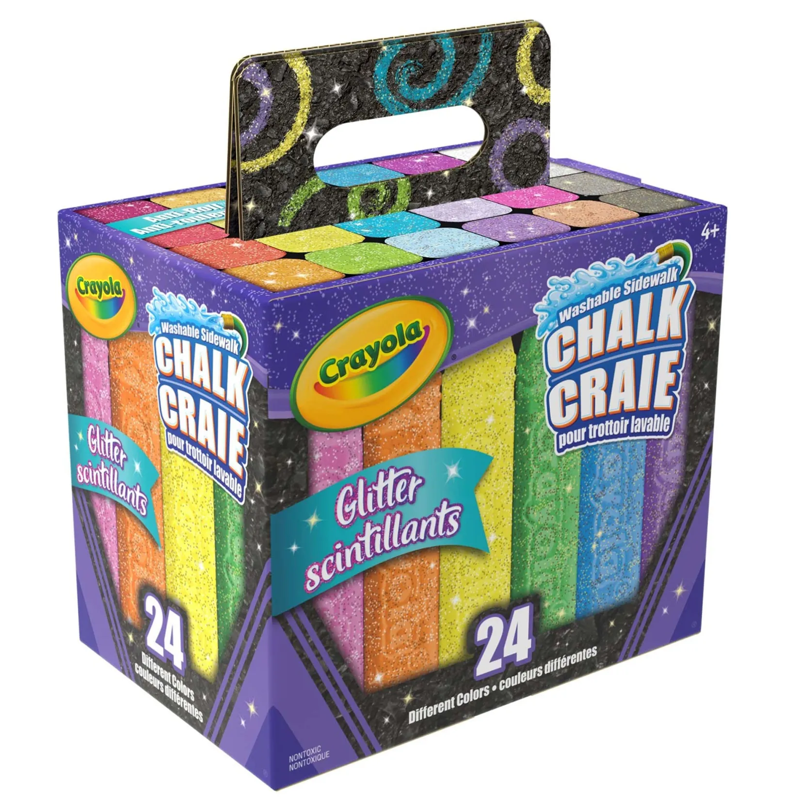 Diy & Activities>Crayola Glitter Chalk (24)